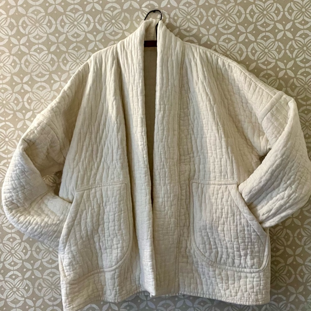 Cozy Cream Quilted Jacket